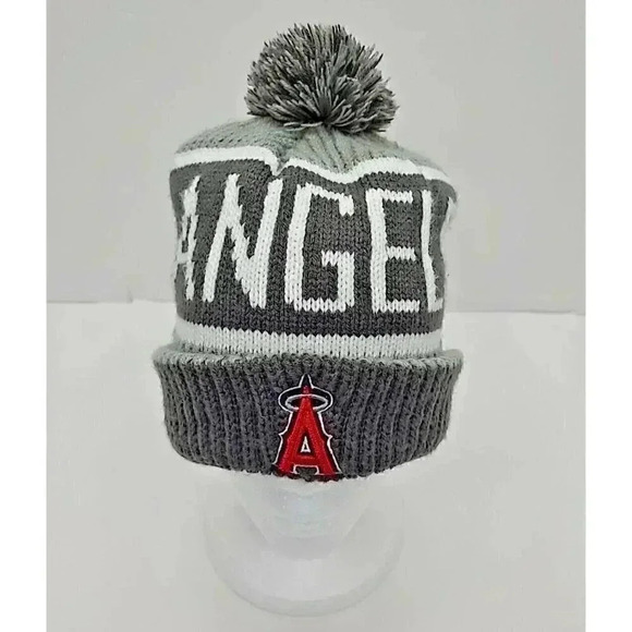 47' Forty Seven Brand Angels Baseball Winter Hat One Size Toboggin Stocking Cap - Picture 1 of 6